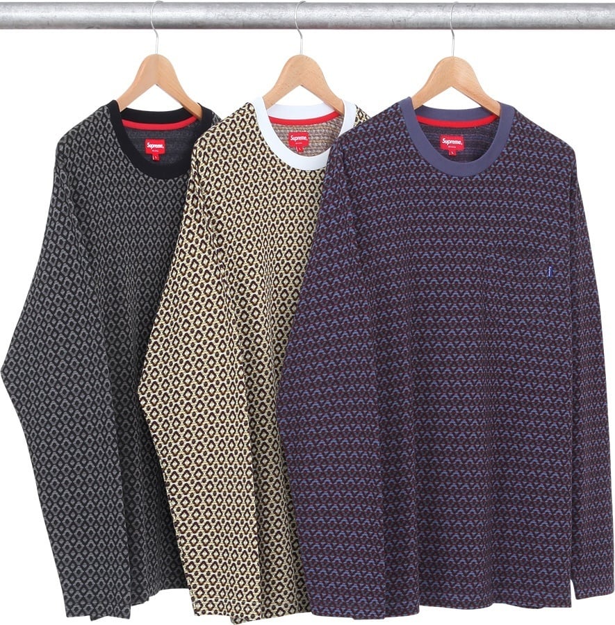 Diamond Jacquard L/S Top